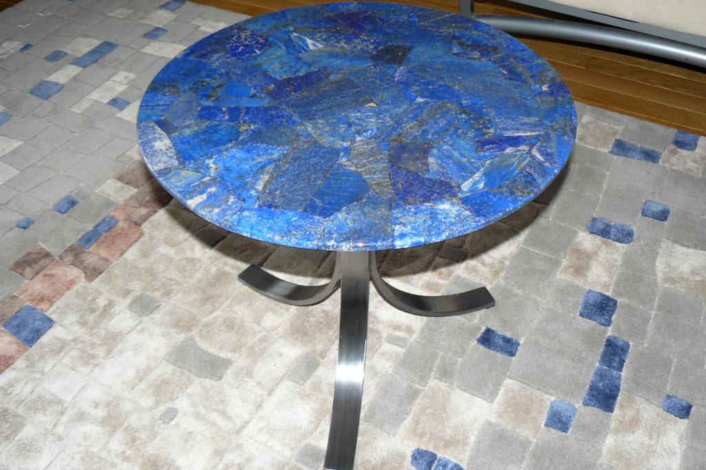 Guéridon - table basse - Lapis-Lazuli naturel