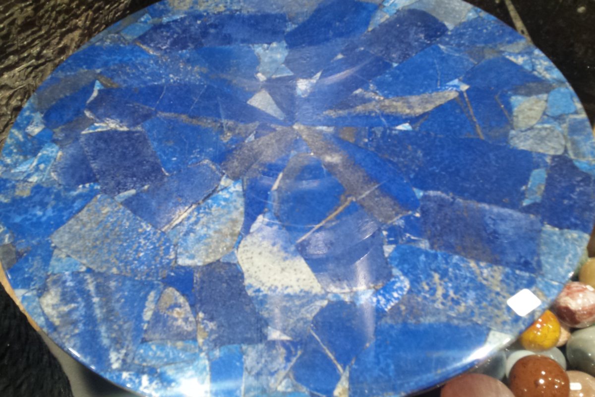 Plateau en Lapis-Lazuli
