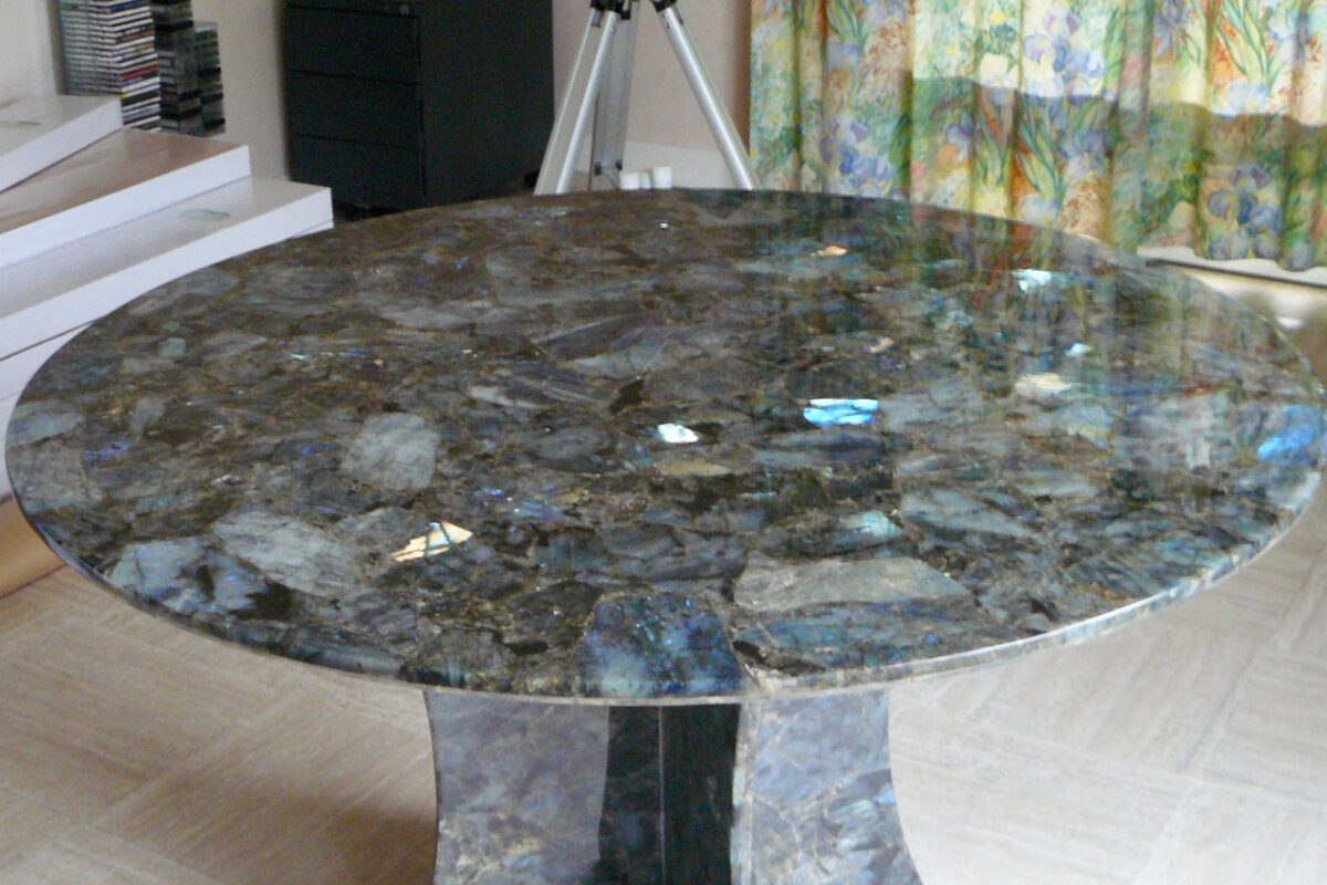 Table de salle à manger en Labradorite