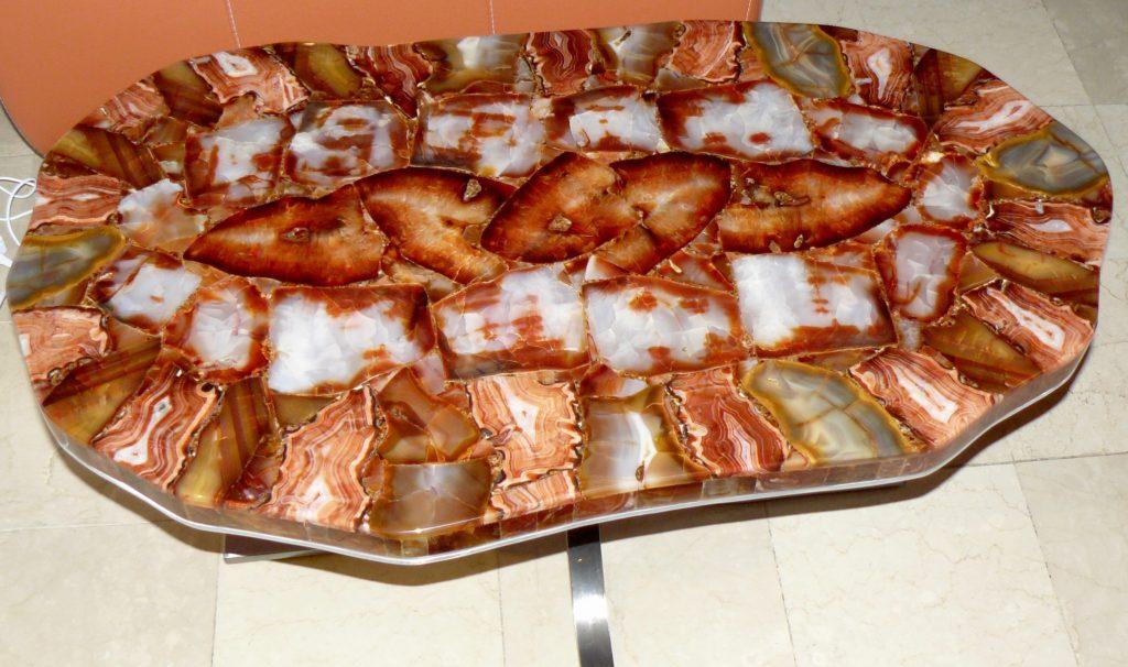 Carnelian coffee table