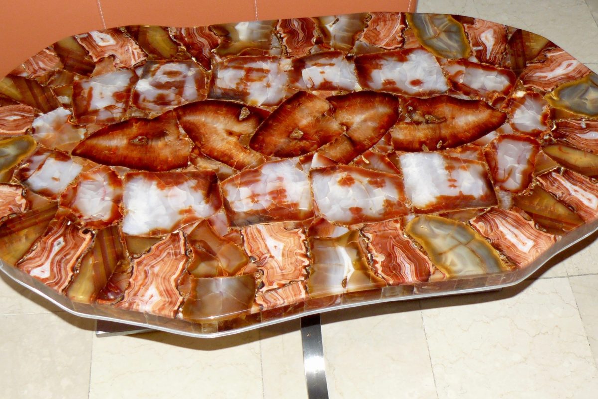 Carnelian coffee table